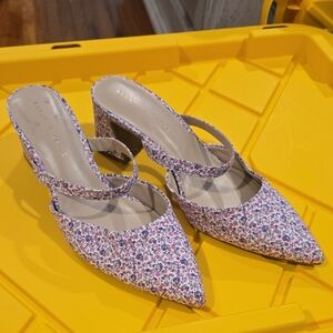 Kelly And Katie Multicolor Floral Heels